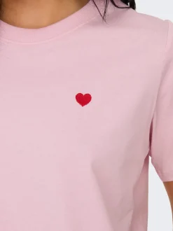 Discount JDY Pisa T-shirt, , M Parfait Pink
