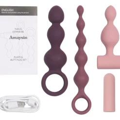 Amaysin Playful Butt Plug Sæt* Sexlegetøj