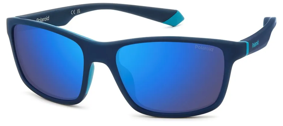 Sale Polaroid PLD 2153/S Solbriller, Matte Blue