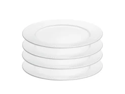 Pillivuyt Plissé 4-pak Tallerken, , Ø28 cm* Tallerkener