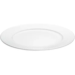 Pillivuyt Plisse Middagstallerken, , Ø28 cm Hvid