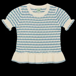 FUB Pointelle Bluse, , 130 cm*Børn Bluser