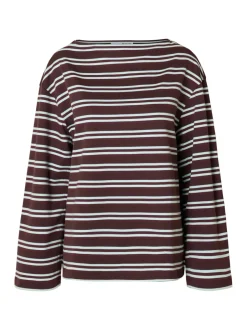 Sale Selected Women Polly Boatneck T-shirt, , S Fig