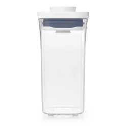 Hot OXO POP Container Kvadratisk Opbevaringsboks, , 500 ml Transparent/White