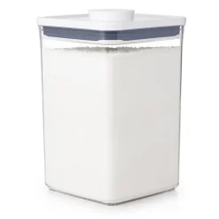 Sale OXO POP Container Kvadratisk Opbevaringsboks, , 4200 ml Transparent/White