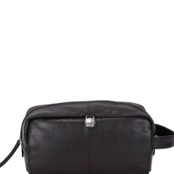 Outlet Adax Prato Harry Toilettaske, Dark Brown