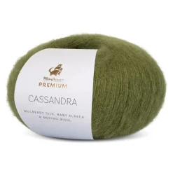 Discount Mayflower Premium Cassandra Garn, , 25 g 019 Oliven