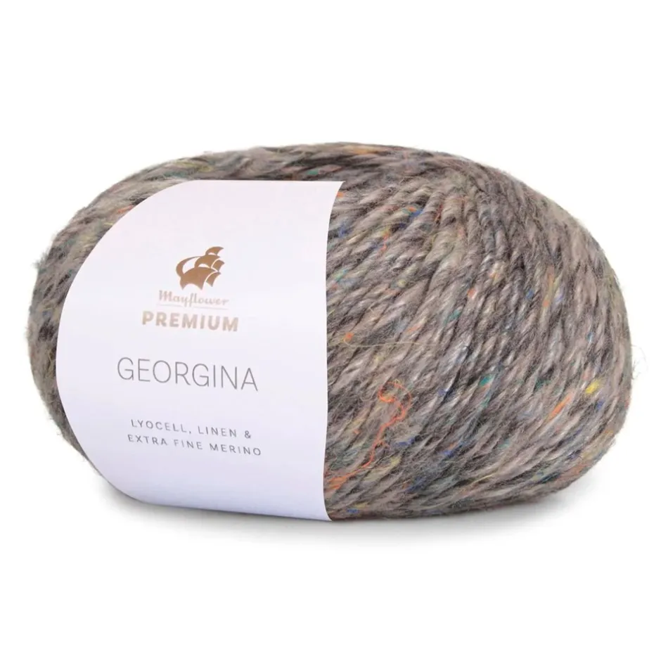 Best Mayflower Premium Georgina Garn, , 50 g 003 Peberkorn