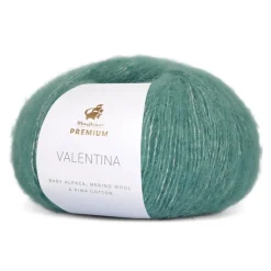 New Mayflower Premium Valentina Garn, , 50 g 014 Mørk Eucalyptus