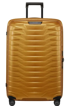 New Samsonite Proxis Spinner 75 Kuffert, Honey Gold
