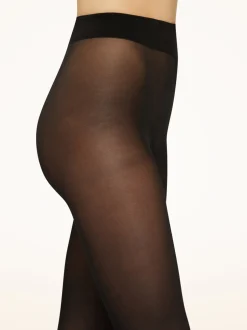Wolford Pure Shimmer 40 Concealer Strømpebukser, , XS*Dame Strømper