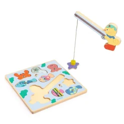 Djeco Puzz & Fish Fiskerkat Puslespil*Børn Spil & Puslespil|Babylegetøj