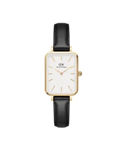 Clearance Daniel Wellington Quadro Pressed Sheffield ADW00100559 Dameur, , 32 mm Sort/Hvid