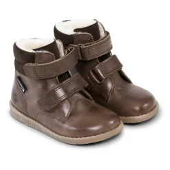 Bundgaard Rabbit Velcro Støvle, , 22 Dark Brown