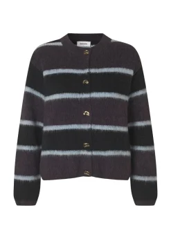 Modström RafaelMD Stripe Cardigan, , M*Dame Cardigans|Strik & Sweatshirts