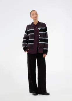 Modström RafaelMD Stripe Cardigan, , M*Dame Cardigans|Strik & Sweatshirts