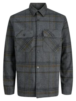Jack&Jones Rayle Melange Check Overshirt, , S* Overshirts