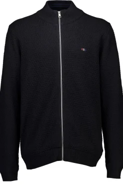 Best Bison Recycle Structure Zip Cardigan, , L Black