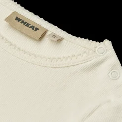 Wheat Regitze Langærmet Rib Body, , 68 cm*Børn Bodies & Heldragter