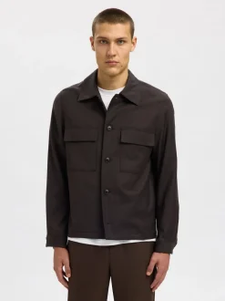 Selected Homme Reg-Jude Woll Blend Hybridblazer, , 50* Jakkesæt & Blazere|Overshirts