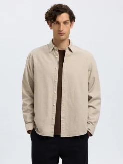 Selected Homme Regnoah Brushed Twist Skjorte, , L* Skjorter