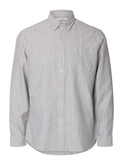 Clearance Selected Homme Regrick Skjorte, , XL Morel Stripes