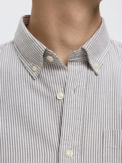 Clearance Selected Homme Regrick Skjorte, , XL Morel Stripes