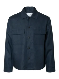 Selected Homme Relaxed-Wyatt Linen Overshirt, , 54* Overshirts