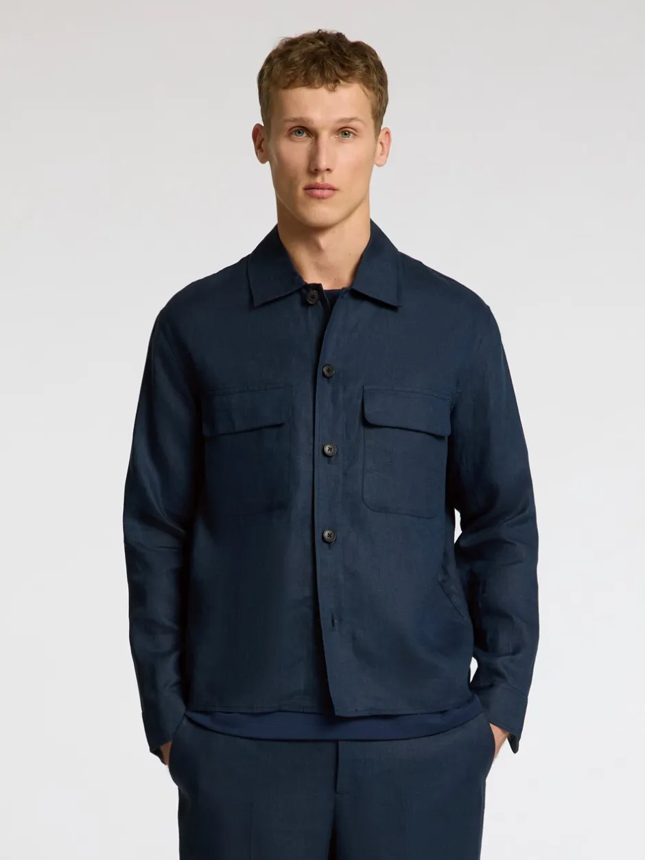 Selected Homme Relaxed-Wyatt Linen Overshirt, , 54* Overshirts
