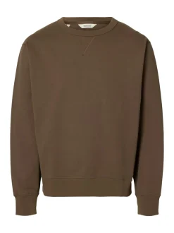 Selected Homme Relaxluke Crew Neck Sweatshirt, , XL* Sweatshirts & Trøjer