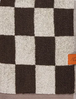 Outlet Mette Ditmer Retro Håndklæde, 50x90 cm Chocolate