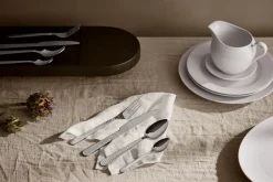 Lyngby Porcelæn Rhombe Bestiksæt, Stål, 16 Dele* Bestik