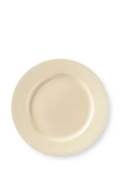 Lyngby Porcelæn Rhombe Earth Middagstallerken, , Ø27 cm* Tallerkener