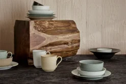Lyngby Porcelæn Rhombe Earth Skål, , Ø15,5 cm Clay