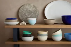Lyngby Porcelæn Rhombe Earth Skål, , Ø15,5 cm Clay