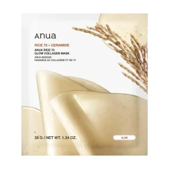 Anua Rice 70 Glow Collagen Mask, 1 stk* Hudpleje