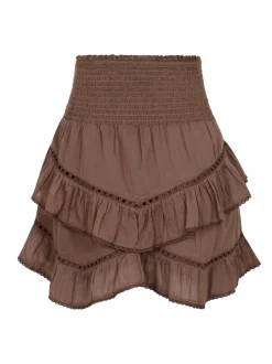 Best Neo Noir Ricki S Voile Nederdel, , 38 Light Brown