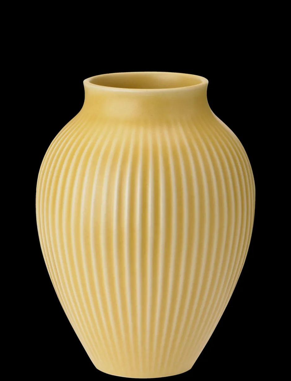 Knabstrup Riflet Vase,* Vaser & Urtepotteskjulere