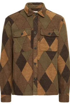 Best Solid Riker Overshirt, , S Ivy Green