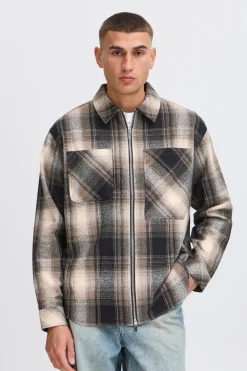 Sale Solid Rikki Overshirt, , L Slate Black