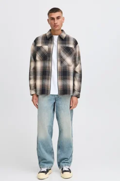 Sale Solid Rikki Overshirt, , L Slate Black