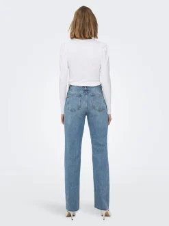 Outlet ONLY Riley Life Jeans, , W30/L30 Medium Blue Denim