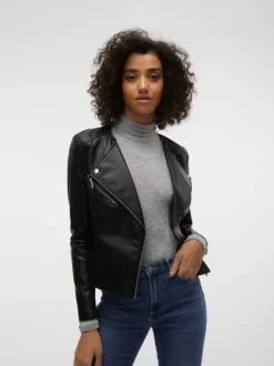 Sale Vero Moda Riley Rio Kort Jakke, , M Black