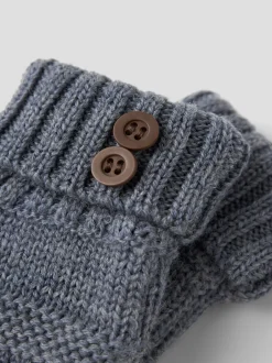 Name It Rilla Wool Knit Futter, , 74-80 cm*Børn Futter & Hjemmesko