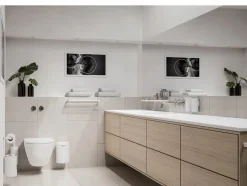 Outlet Zone Rim Vægophængt Toiletbørste, White
