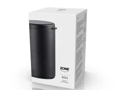 Clearance Zone Rim Vægophængt Toiletspand, Black