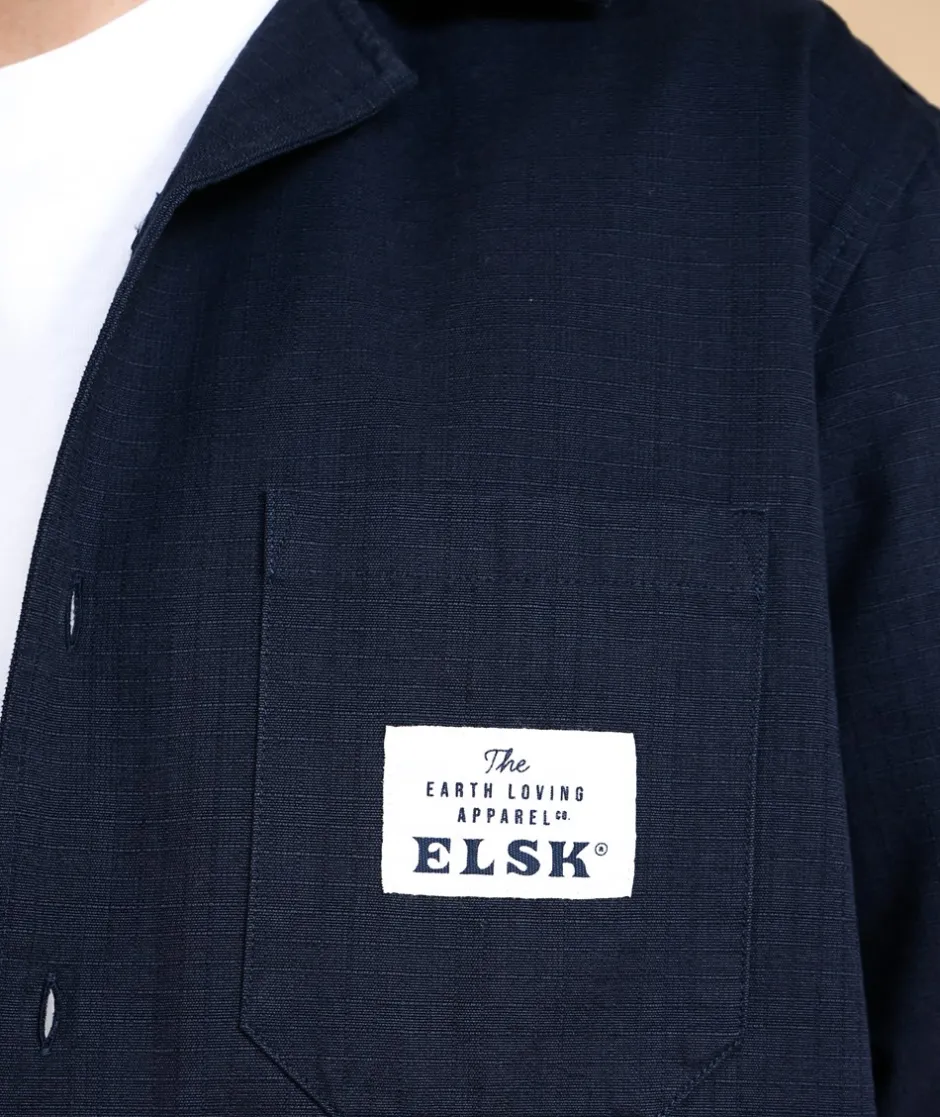 Sale ELSK Ripstop Men's LS Skjorte, , XL Dark Navy