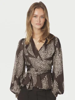 Neo Noir Rista Paisley Drop Bluse, , 36*Dame Bluser & Skjorter