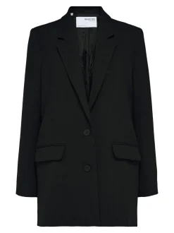 Outlet Selected Women Rita Relaxed Blazer, , 40 Black