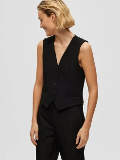 Clearance Selected Women Rita Vest, , 38 Sort